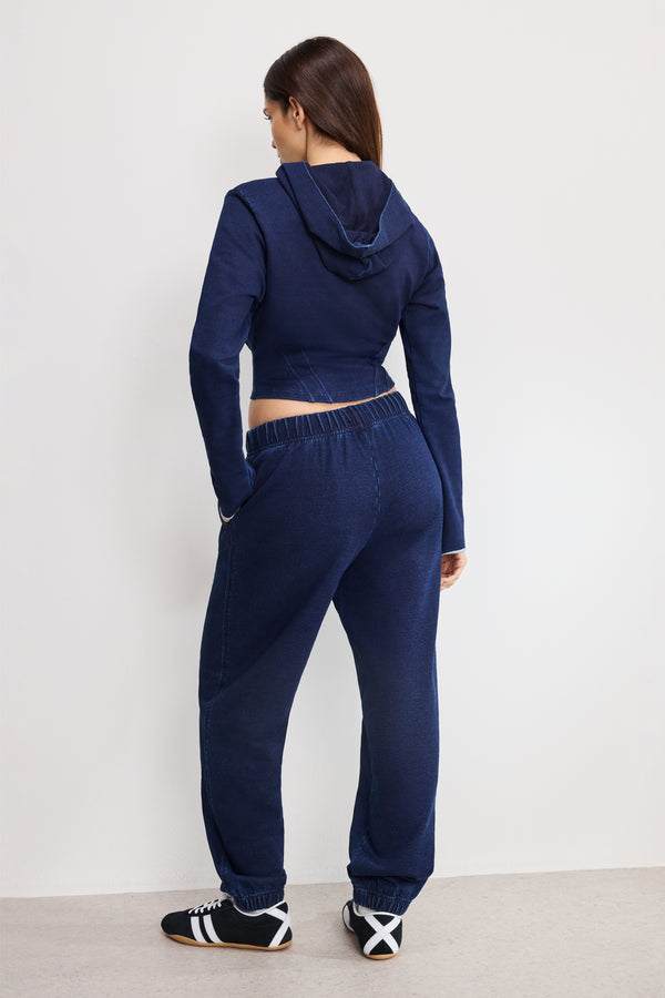JEANIUS BOYFRIEND SWEATPANTS | INDIGO1029