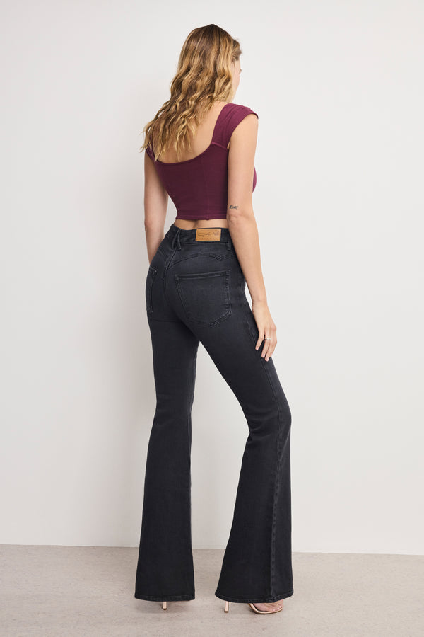 DOLLY JOLEANS FLARE JEANS | BLACK391