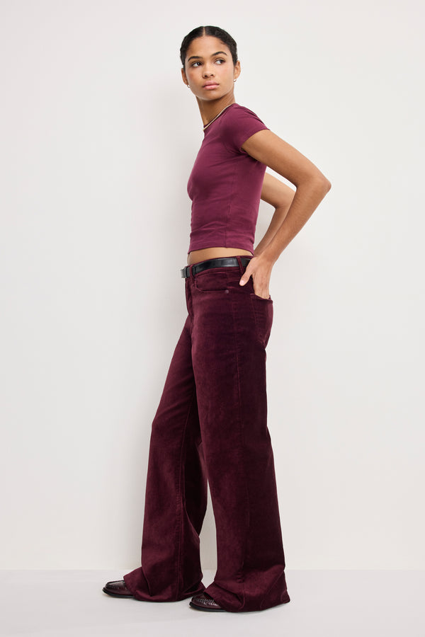VELVET GOOD WAIST PALAZZO PANTS | FIG007