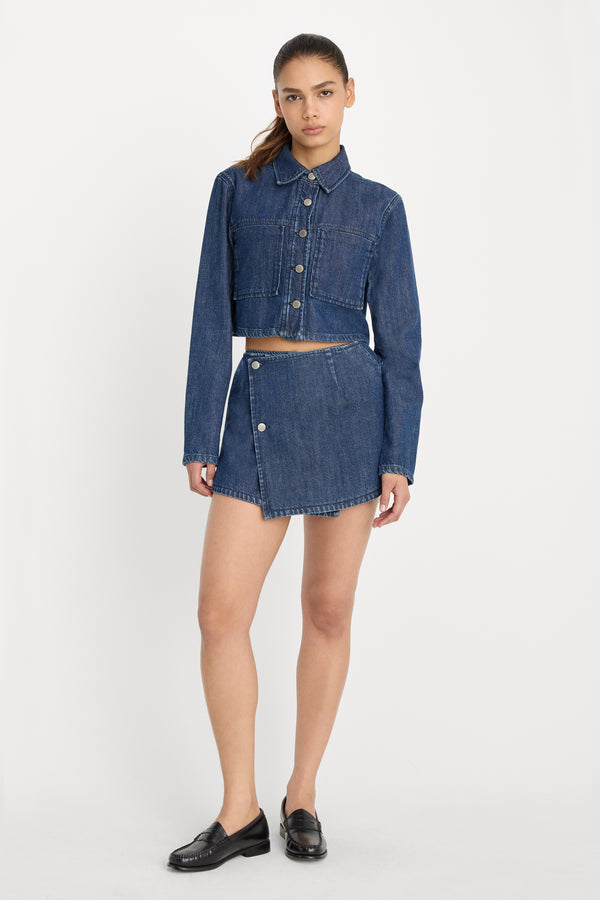 DENIM SKORT | INDIGO1187