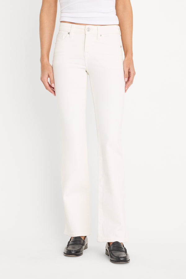 GOOD LOW RISE BOOTCUT JEANS| WHITE001