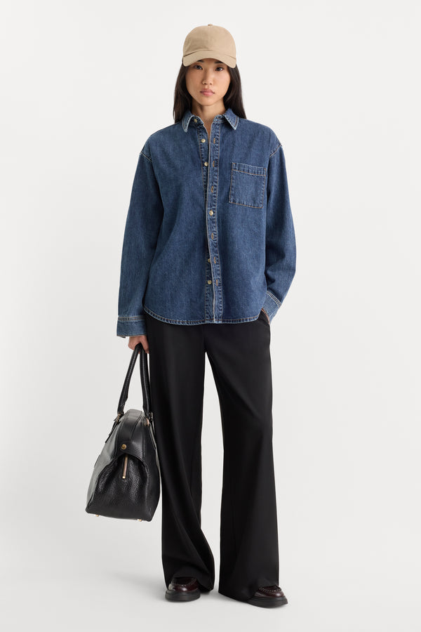THE DENIM EASY SHIRT | ALCOVE