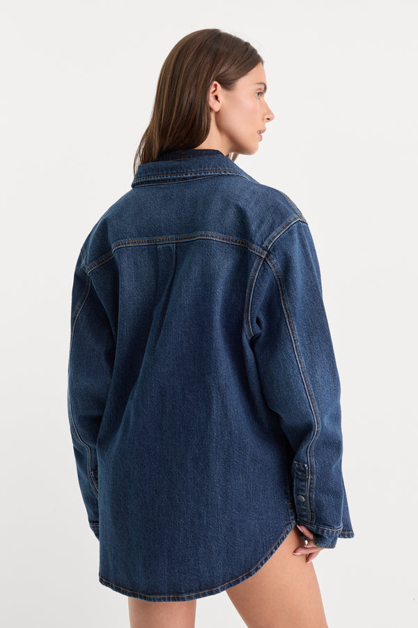 THE DENIM OVERSHIRT | BOUNCE