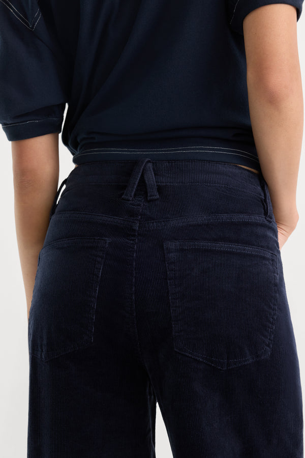 VINTAGE WIDE CORDUROY PANT | NEW NAVY002