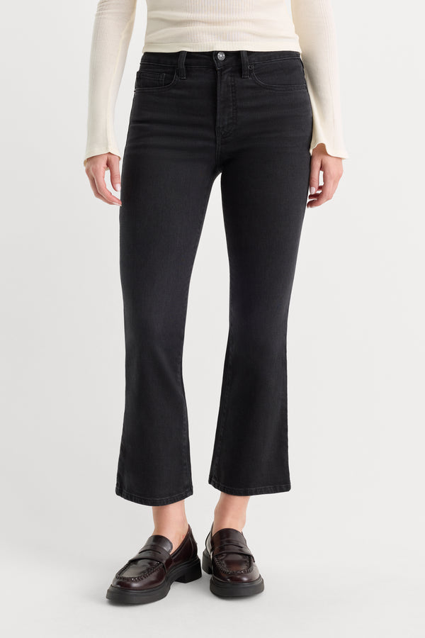 GOOD LEGS CROP MINI BOOT JEANS | TYRE