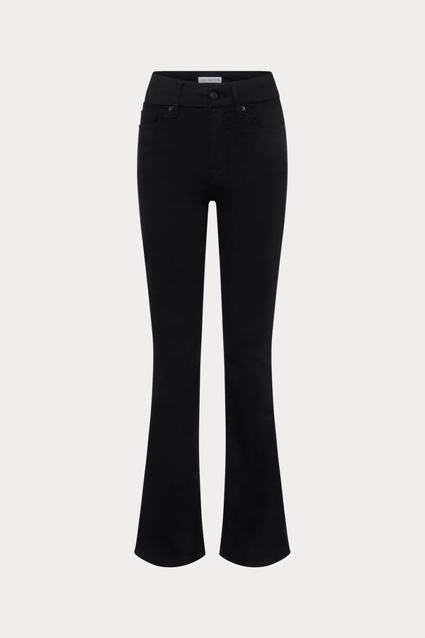 NEVER FADE GOOD LEGS FLARE JEANS | BLACK