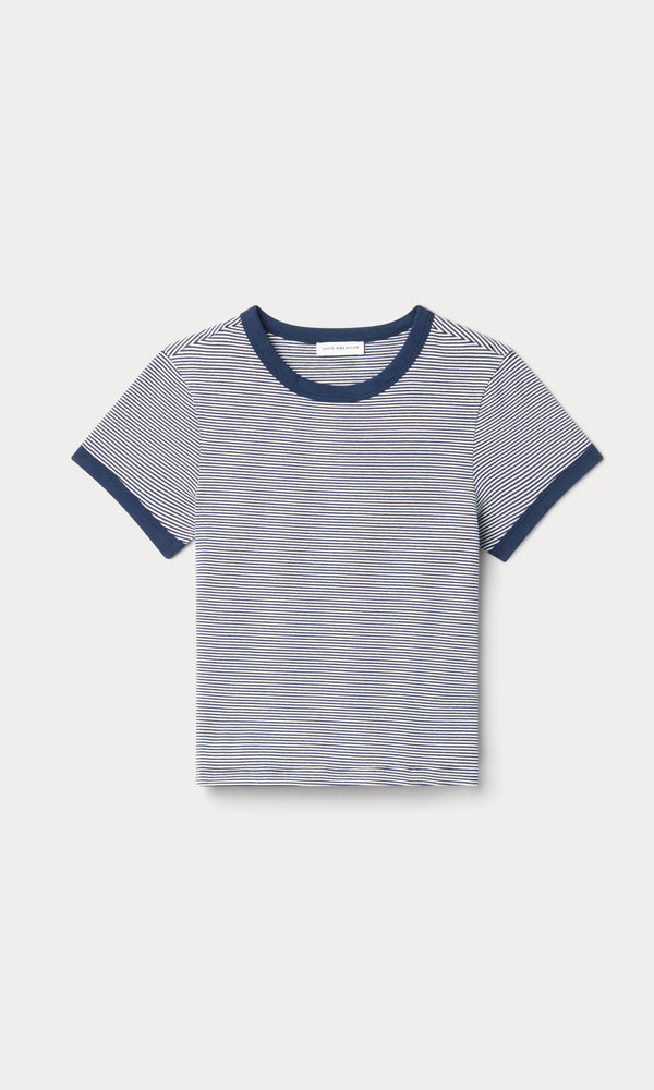 THE RINGER BABY TEE | HORIZON STRIPE | FLAT