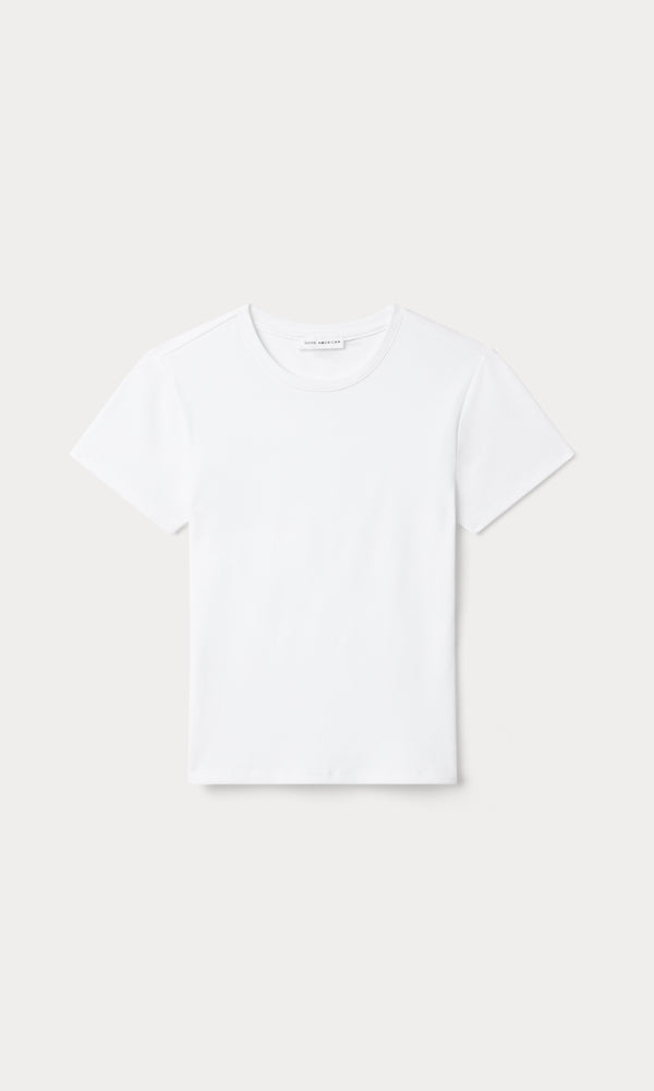 THE RIB BABY TEE | WHITE001