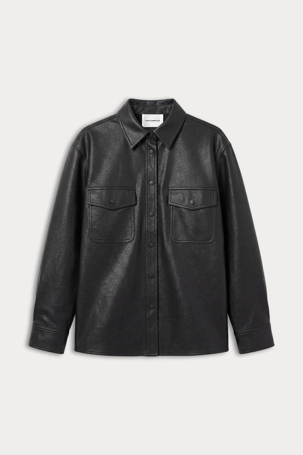 THE BETTER THAN LEATHER CLASSIC SHIRT | BLACK001