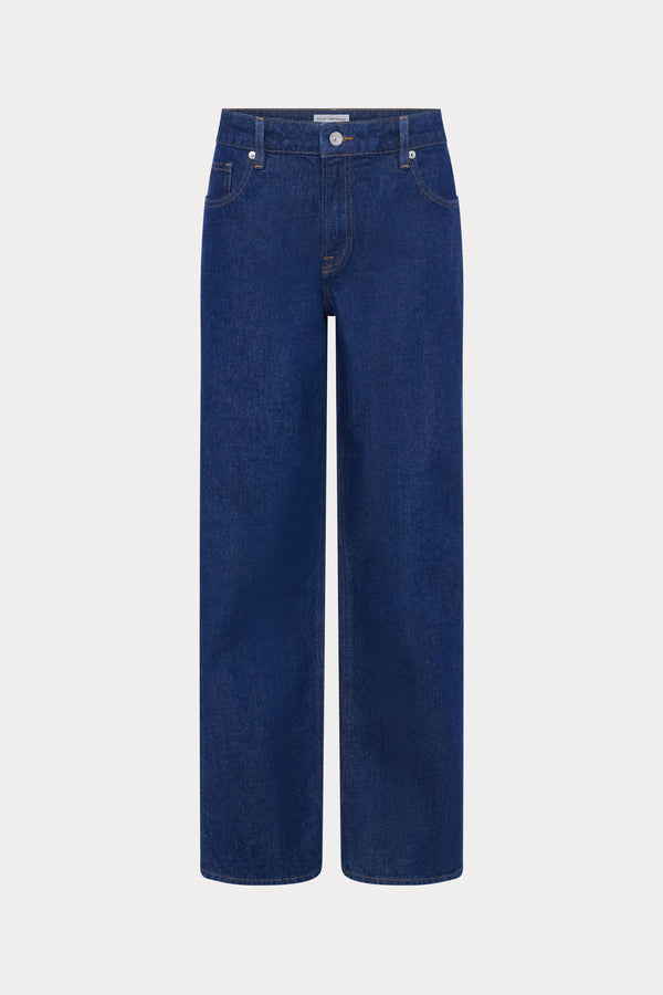LOW RELAXED STRAIGHT JEANS | RINSE