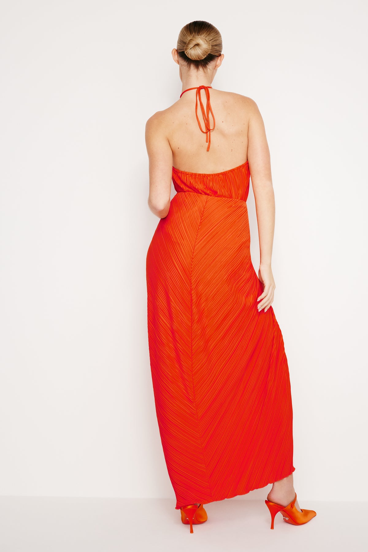 PLISSE MAXI SKIRT | ROMA002