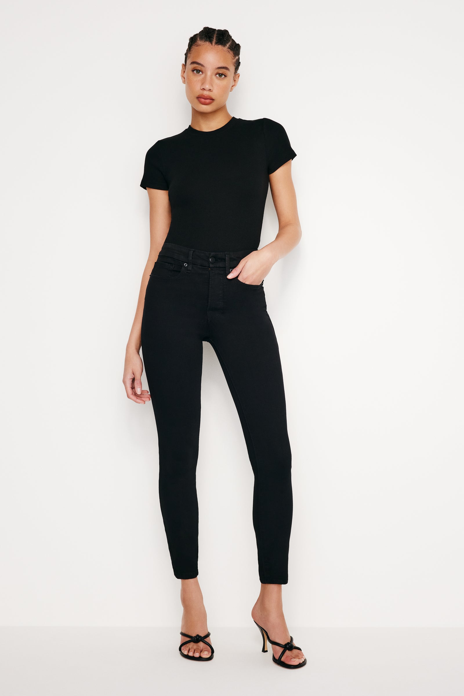GOOD LEGS CROP | BLACK001