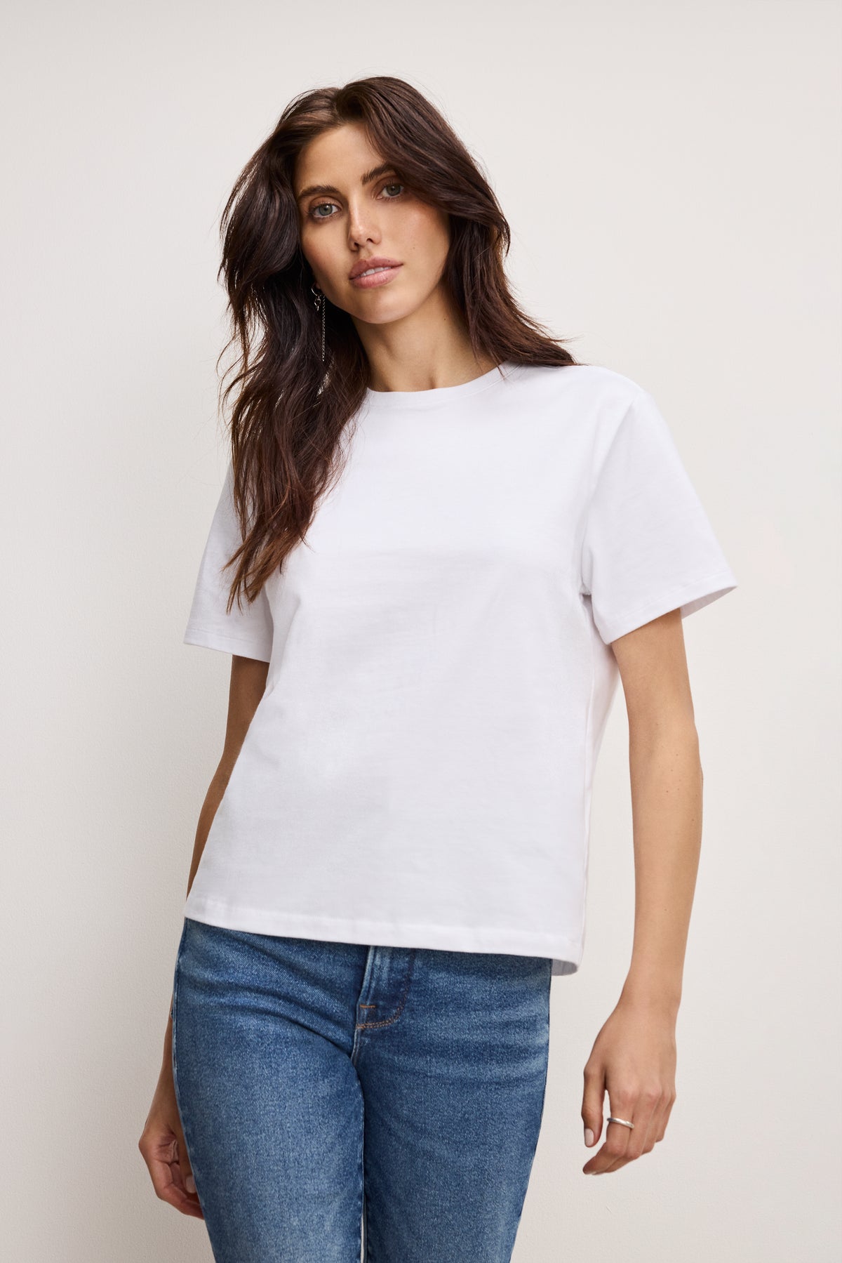 COTTON CLASSIC TEE | WHITE001
