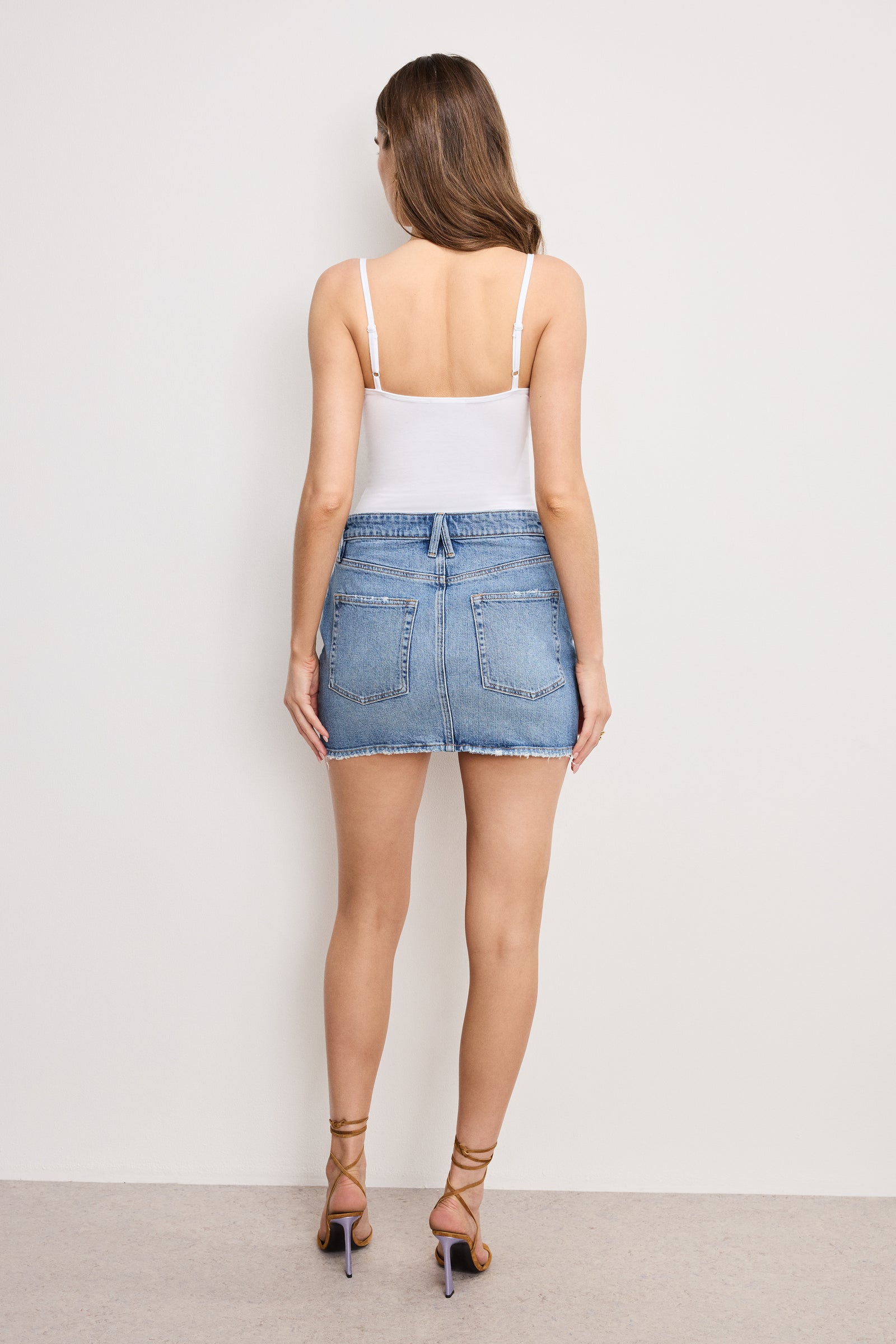 GOOD 90S MINI SKIRT | INDIGO819