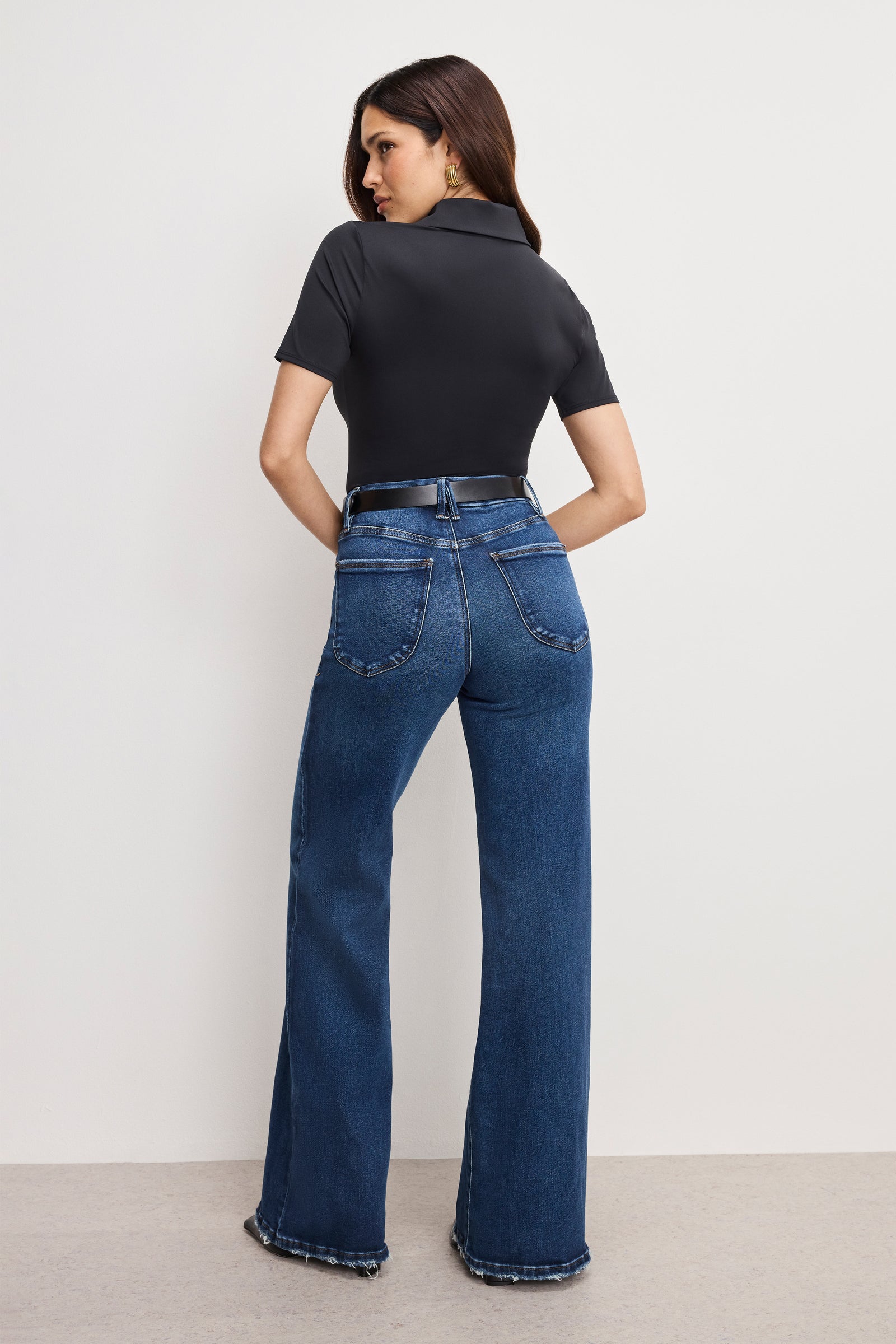 GOOD WAIST PALAZZO JEANS | INDIGO511