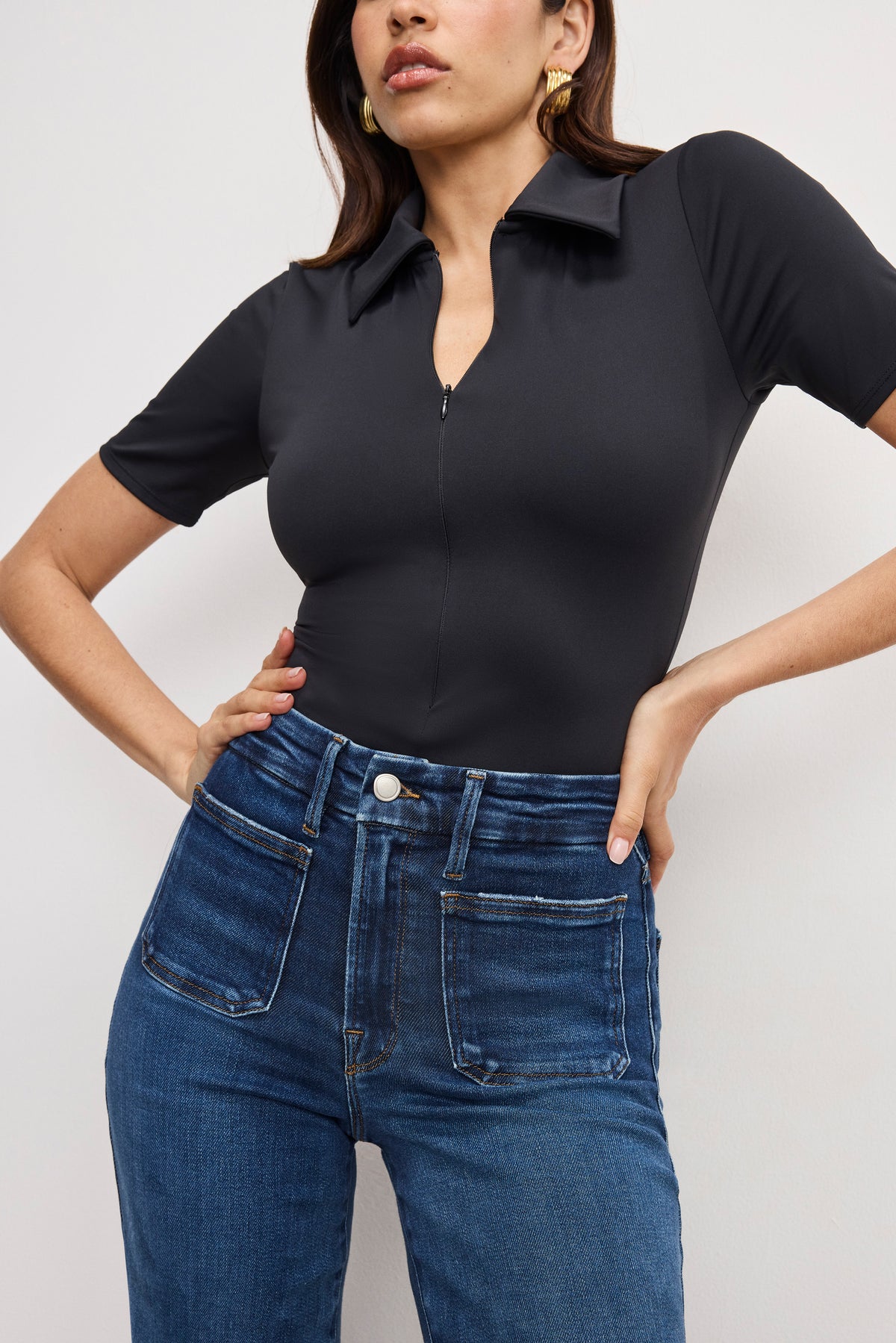 GOOD WAIST PALAZZO JEANS | INDIGO511