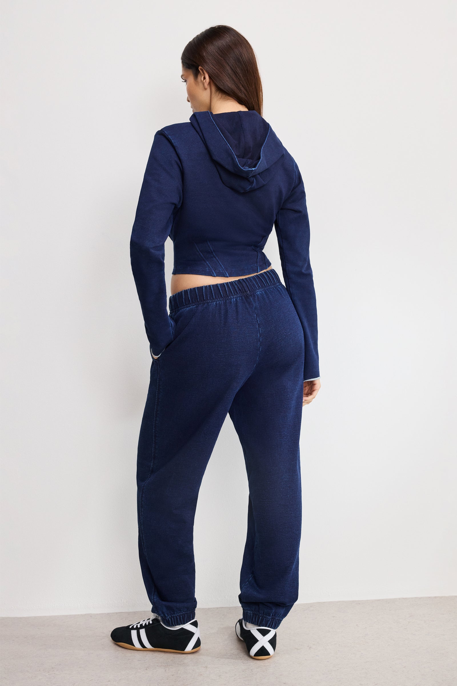 JEANIUS  BOYFRIEND SWEATPANTS | INDIGO1029