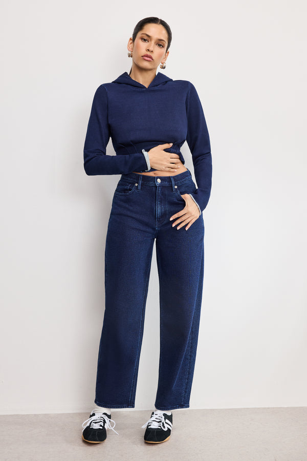 JEANIUS BARREL SWEATPANTS | INDIGO1029