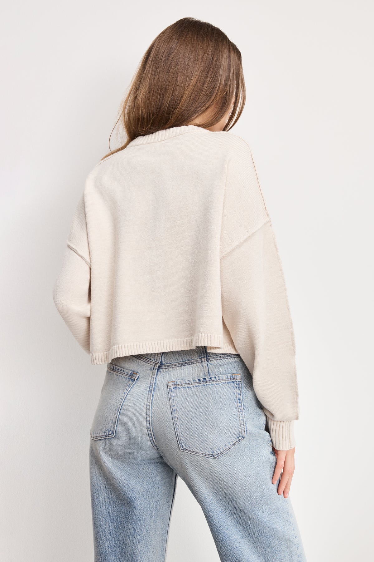 COZY KNIT CREW NECK | VANILLA001