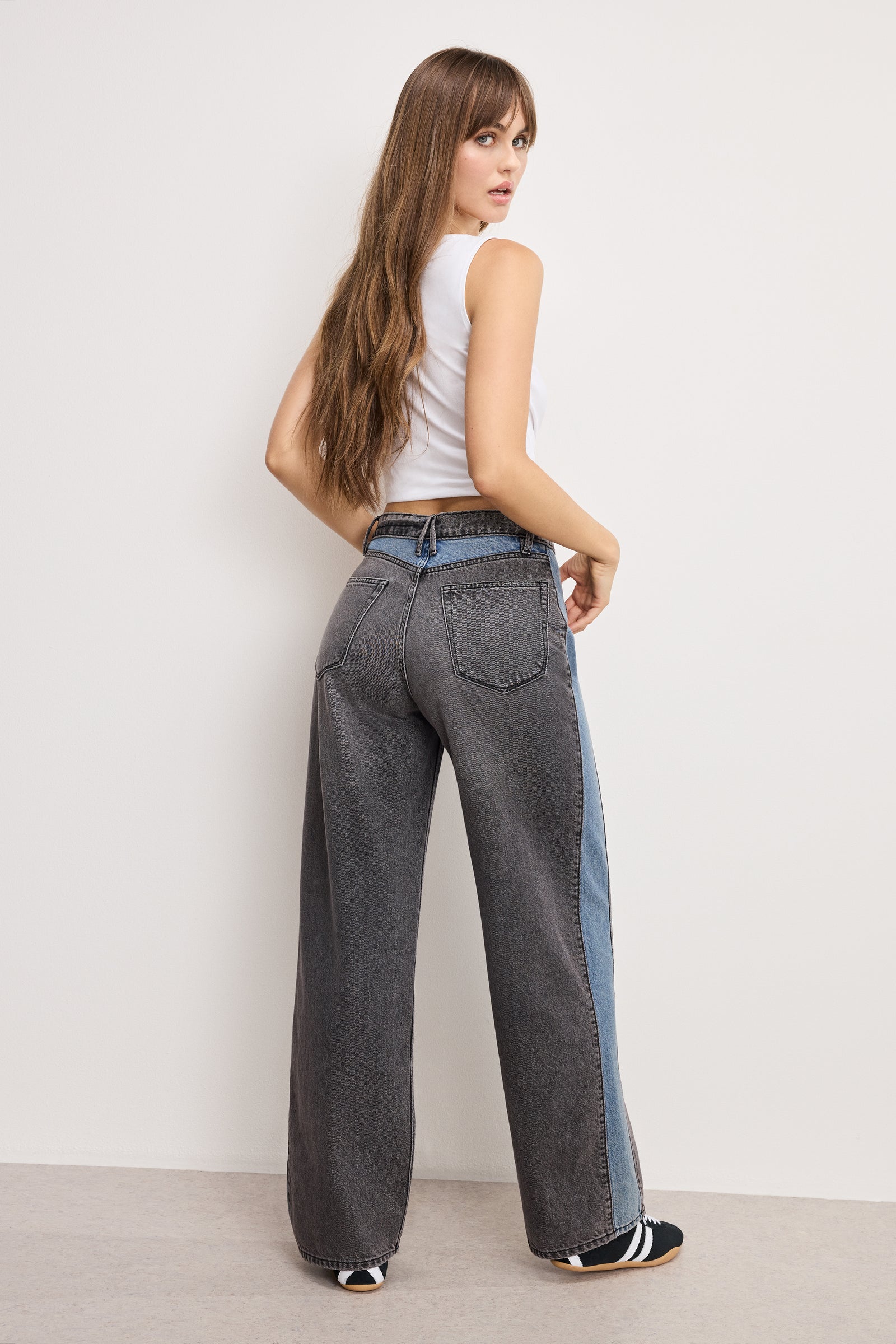 GOOD LOW RISE BAGGY JEANS | INDIGO1000