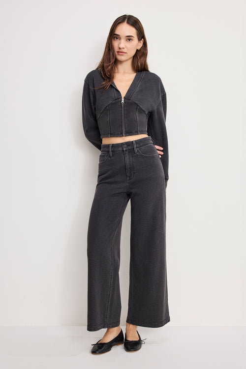 JEANIUS CROPPED GOOD SKATE | BLACK430