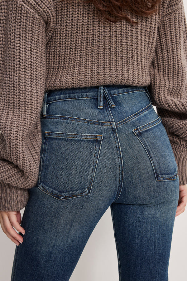 GOOD STANDARD KICK FLARE JEANS | INDIGO1147