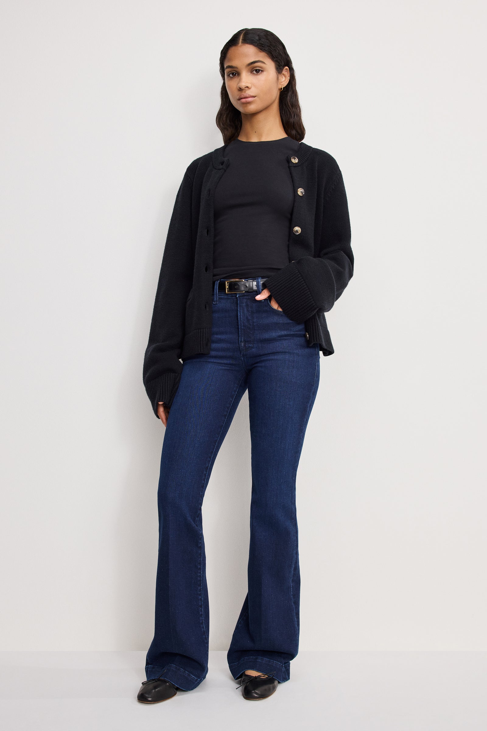 GOOD LEGS FLARE COMPRESSION JEANS | INDIGO1150