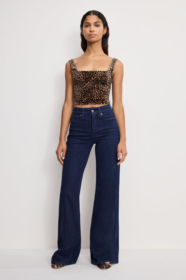 GOOD PETITE PALAZZO JEANS | INDIGO1153