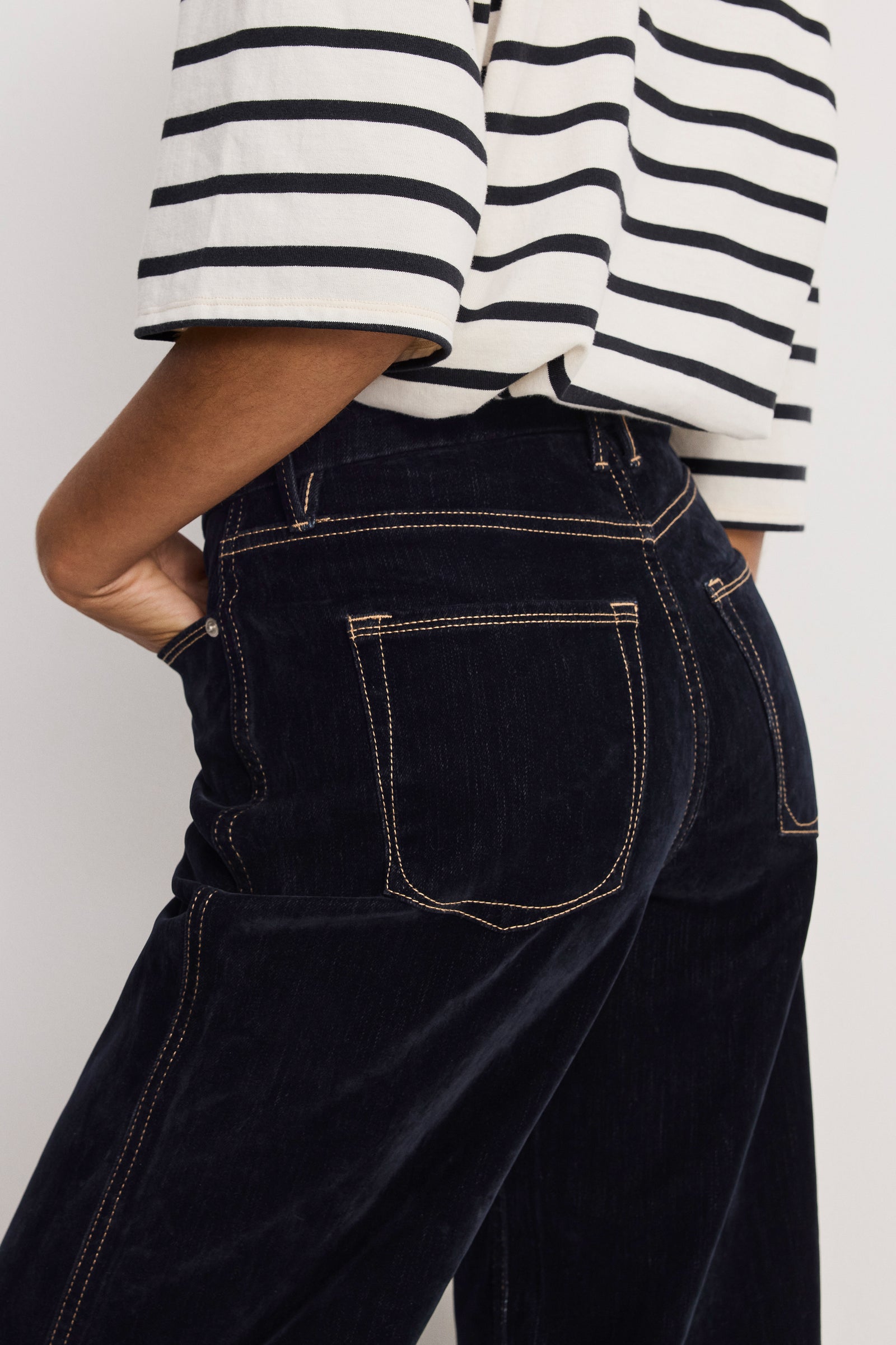 GOOD SKATE FLOCKED DENIM JEANS | INDIGO939