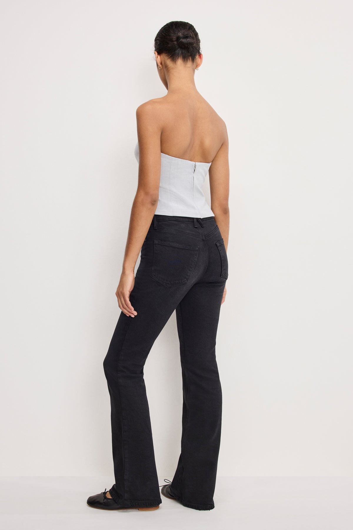 SOFT TECH GOOD CLASSIC BOOTCUT JEANS | BLACK344