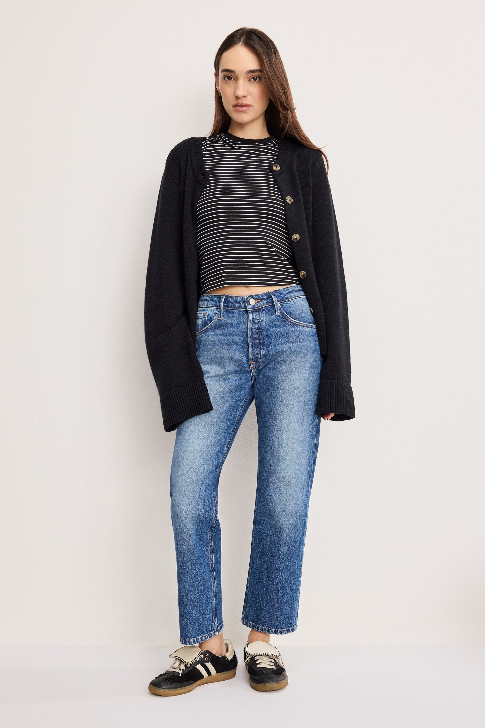 VINTAGE STRAIGHT ANKLE JEANS | INDIGO1222