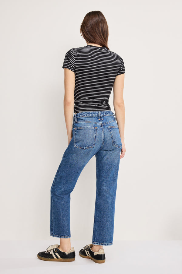 VINTAGE STRAIGHT ANKLE JEANS | INDIGO1222