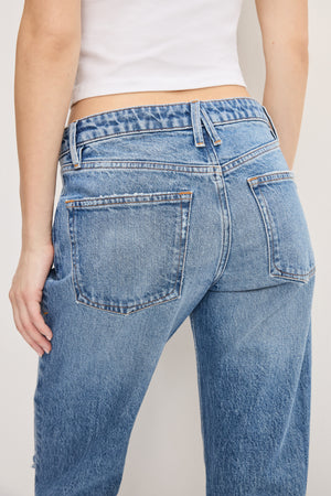 VINTAGE STRAIGHT ANKLE JEANS | INDIGO1221