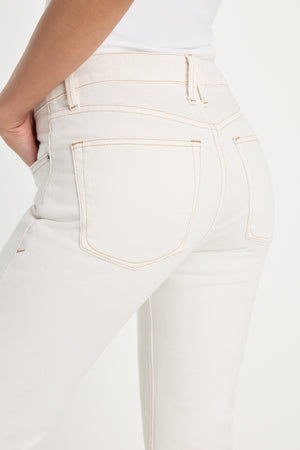 VINTAGE STRAIGHT ANKLE JEANS | ECRU001