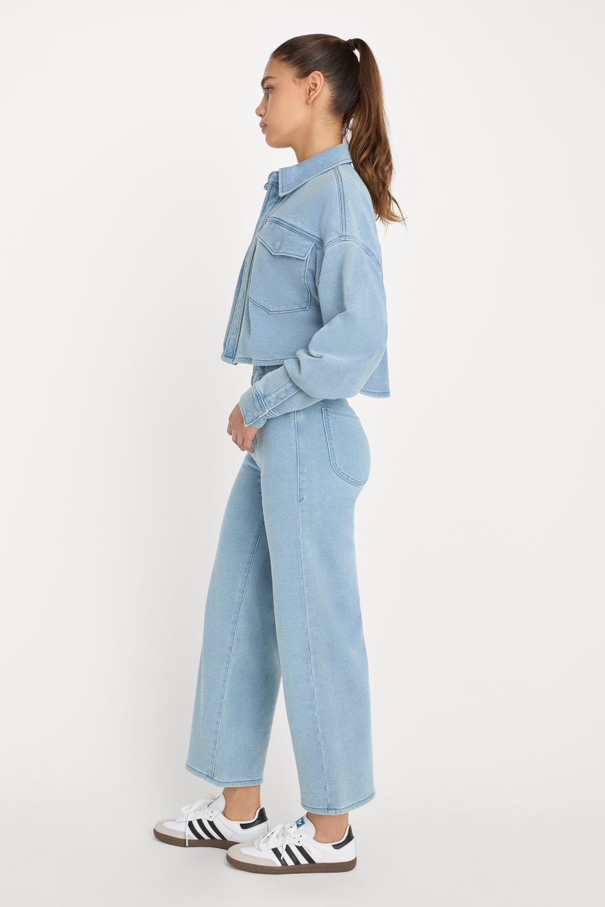 JEANIUS CROP PALAZZO | INDIGO376