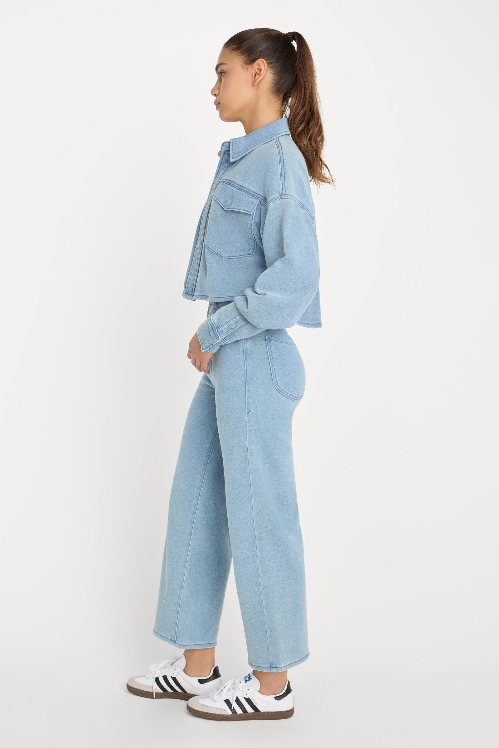JEANIUS CROP PALAZZO | INDIGO376