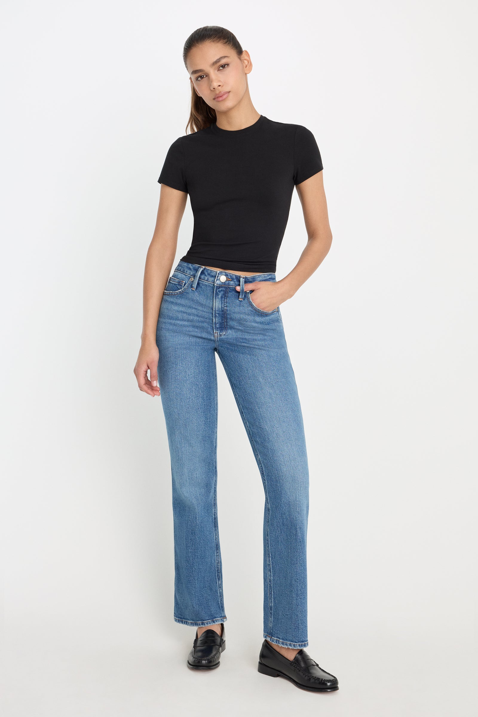 GOOD KICK FLARE JEANS | INDIGO1212