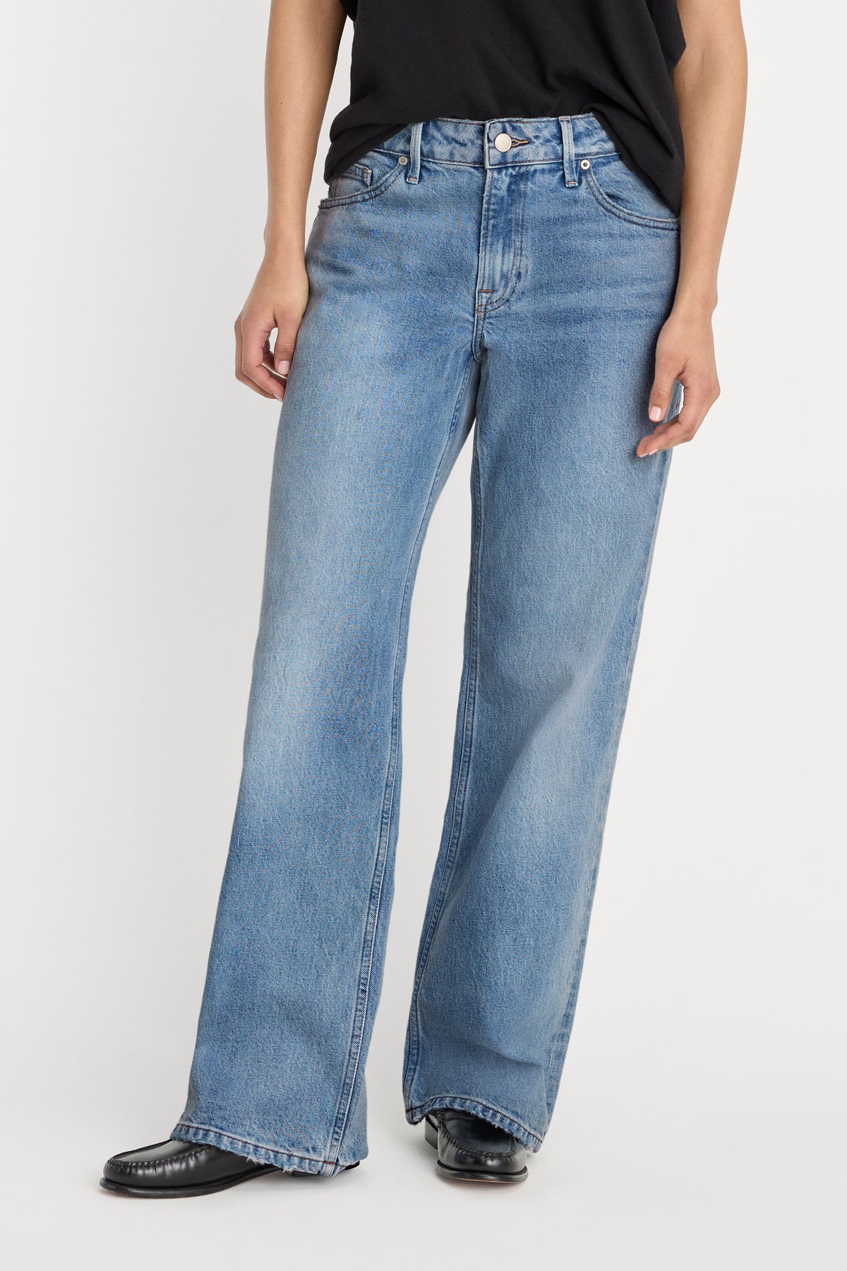 VINTAGE LOW LOOSE JEANS | INDIGO1224
