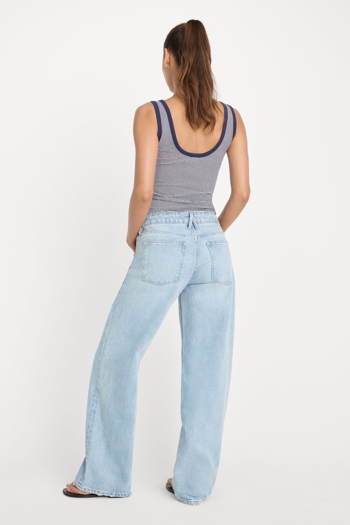VINTAGE LOW LOOSE JEANS | INDIGO1223