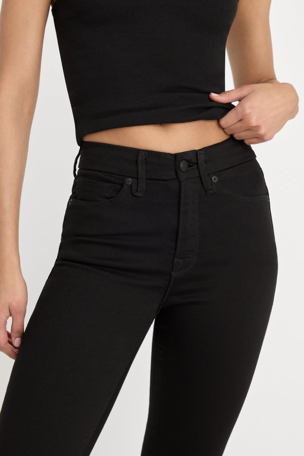 NEVER FADE GOOD LEGS SKINNY JEANS | BLACK
