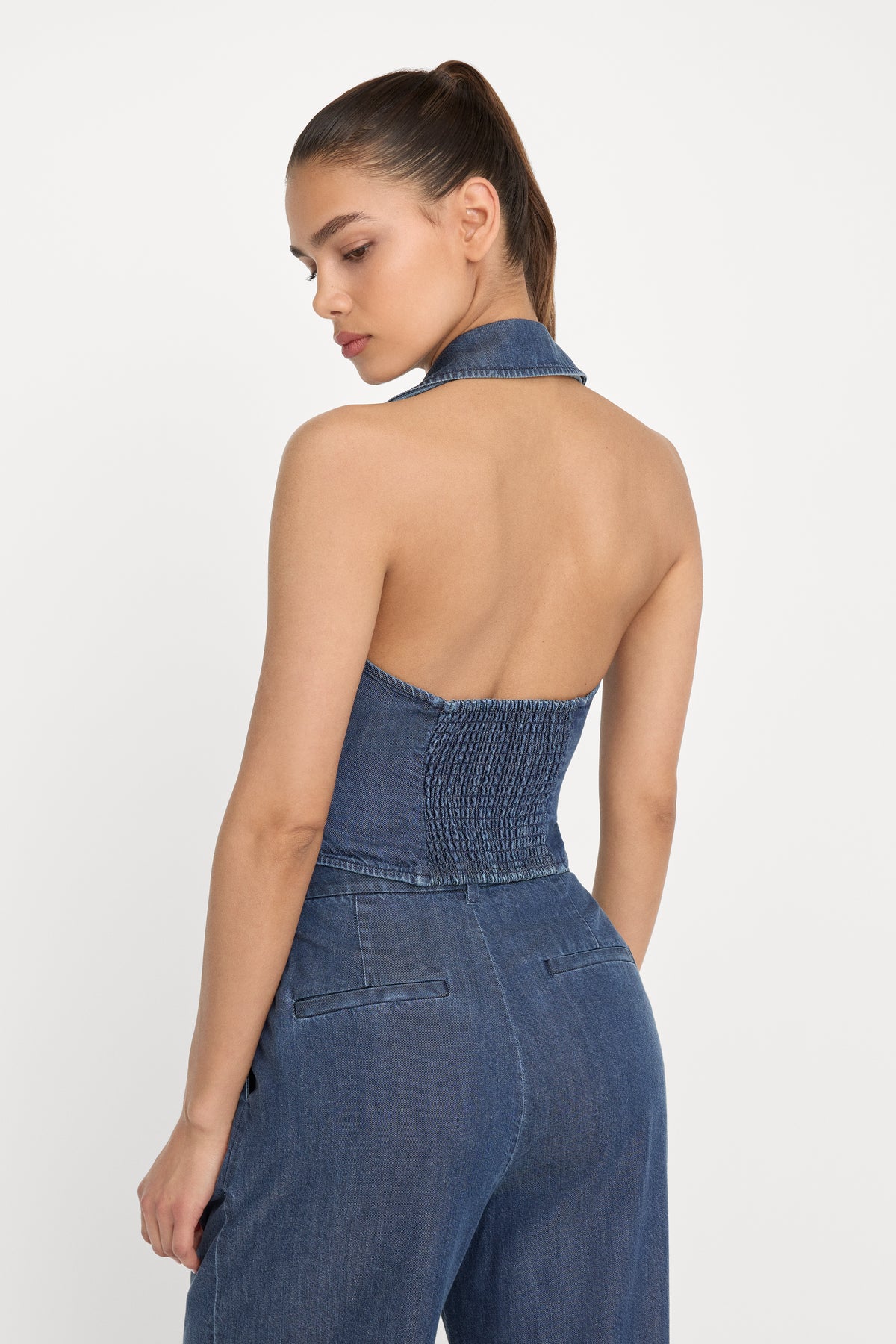 HALTER VEST | INDIGO1187