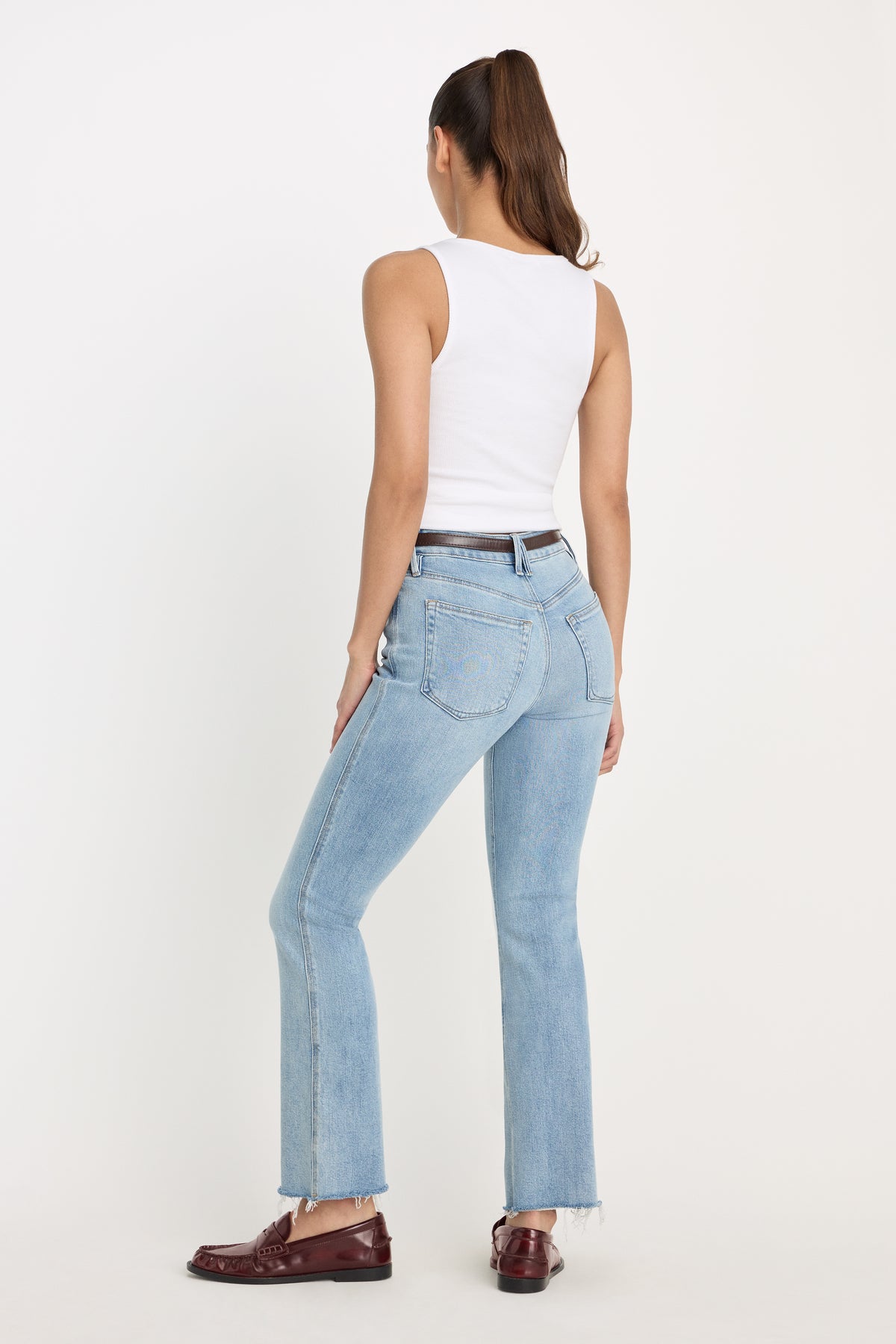 GOOD KICK FLARE JEANS | INDIGO1215