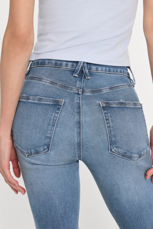 SOFT TECH GOOD LEGS FLARE JEANS | INDIGO1211