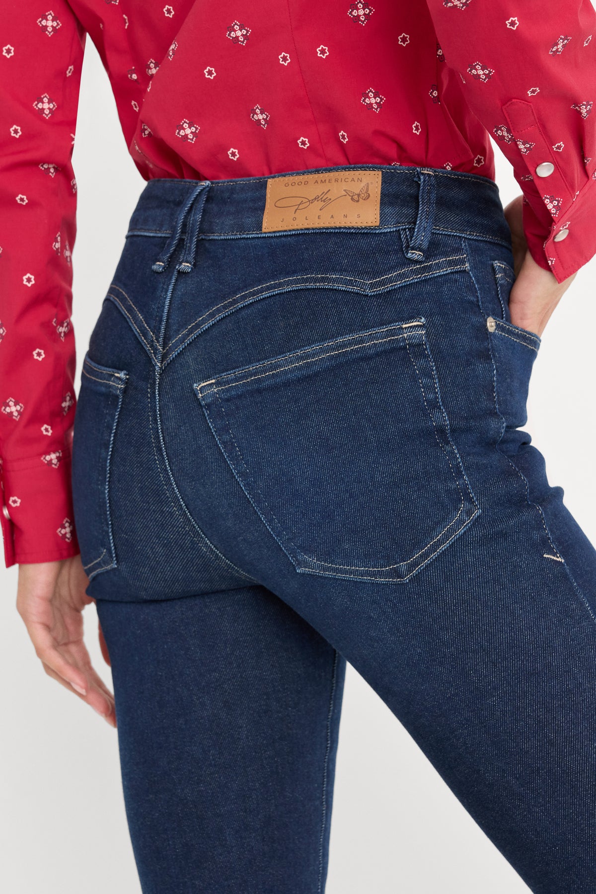 DOLLY JOLEANS GOOD LEGS FLARE JEANS | INDIGO1193