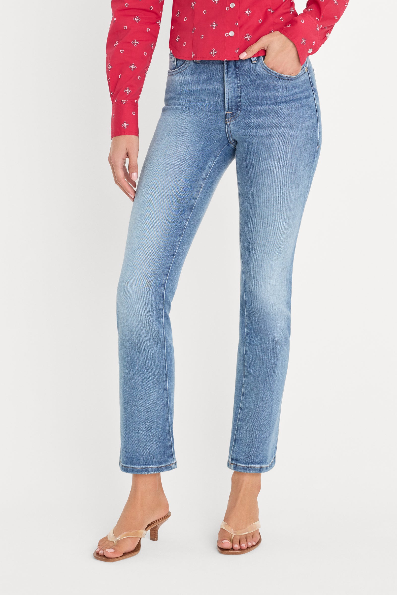 DOLLY JOLEANS STRAIGHT JEANS | INDIGO1195