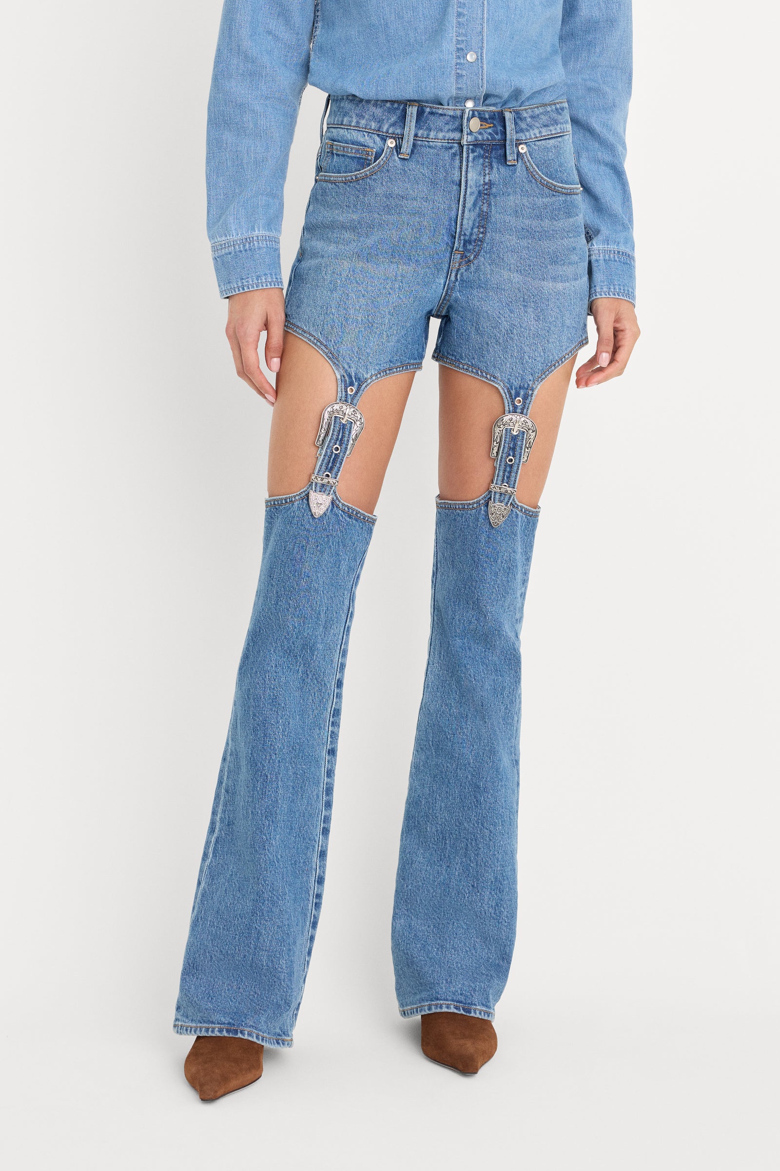 DOLLY JOLEANS BOOTCUT HIGH RISE JEANS | INDIGO1200