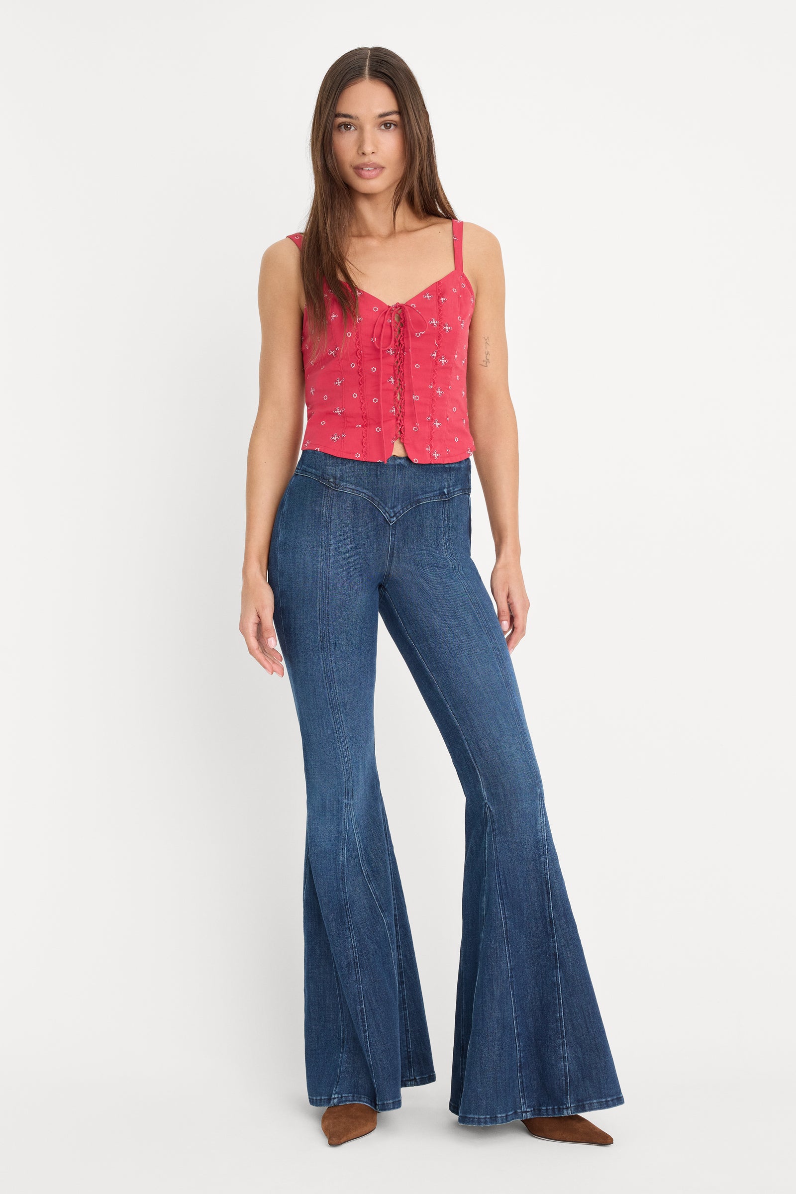 DOLLY JOLEANS EXTREME FLARE JEANS | INDIGO1196