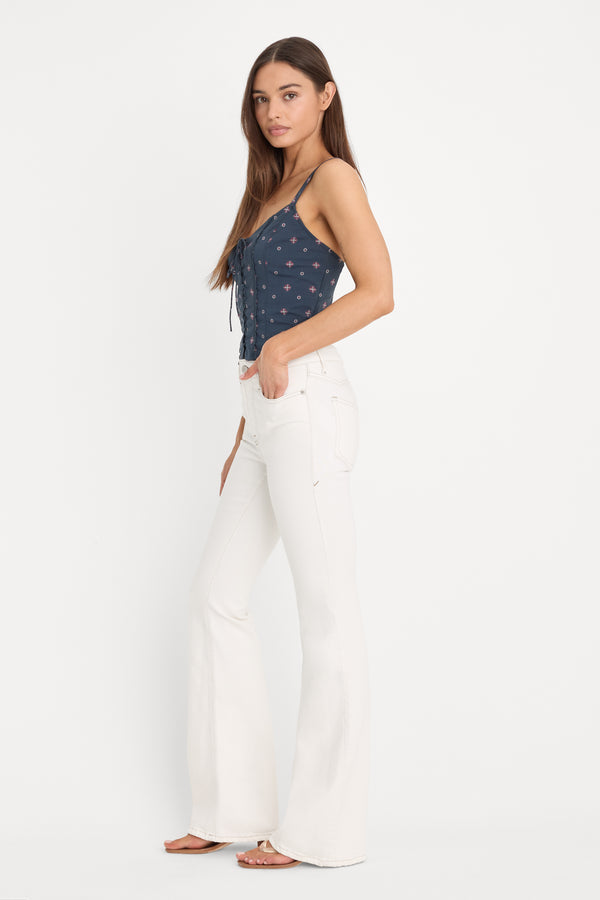 DOLLY JOLEANS GOOD LEGS FLARE JEANS | VINTAGE WHITE