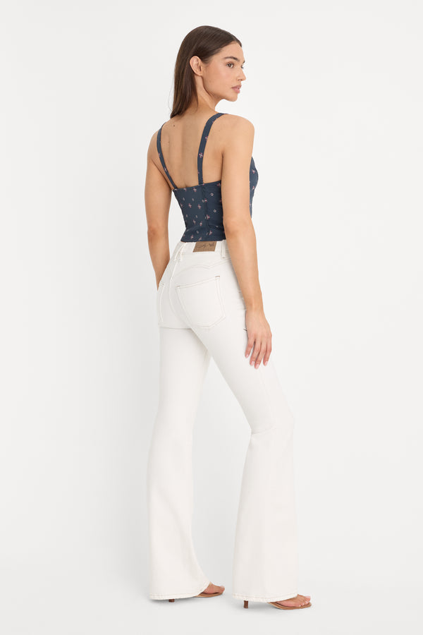DOLLY JOLEANS GOOD LEGS FLARE JEANS | VINTAGE WHITE