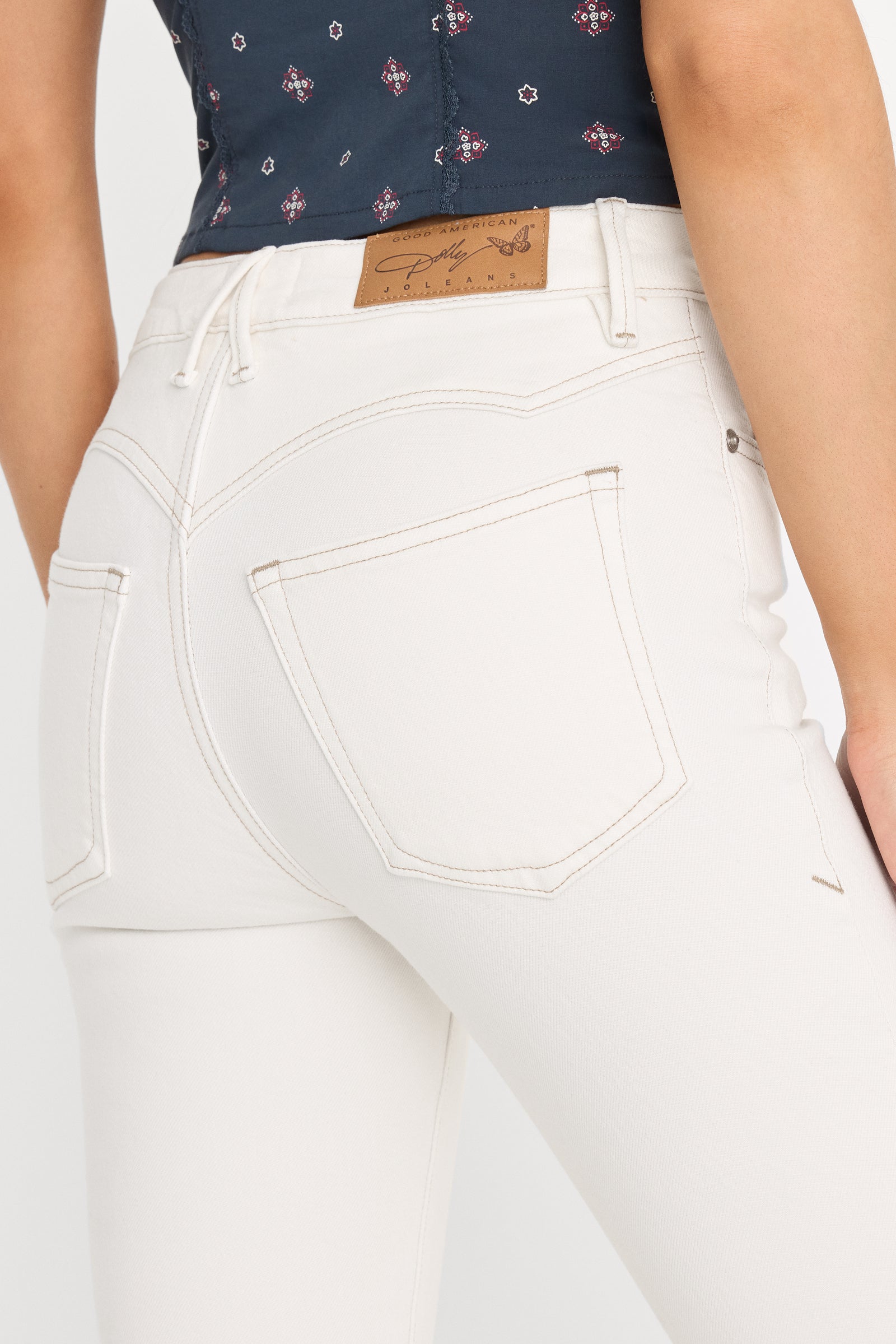 DOLLY JOLEANS GOOD LEGS FLARE JEANS | VINTAGE WHITE